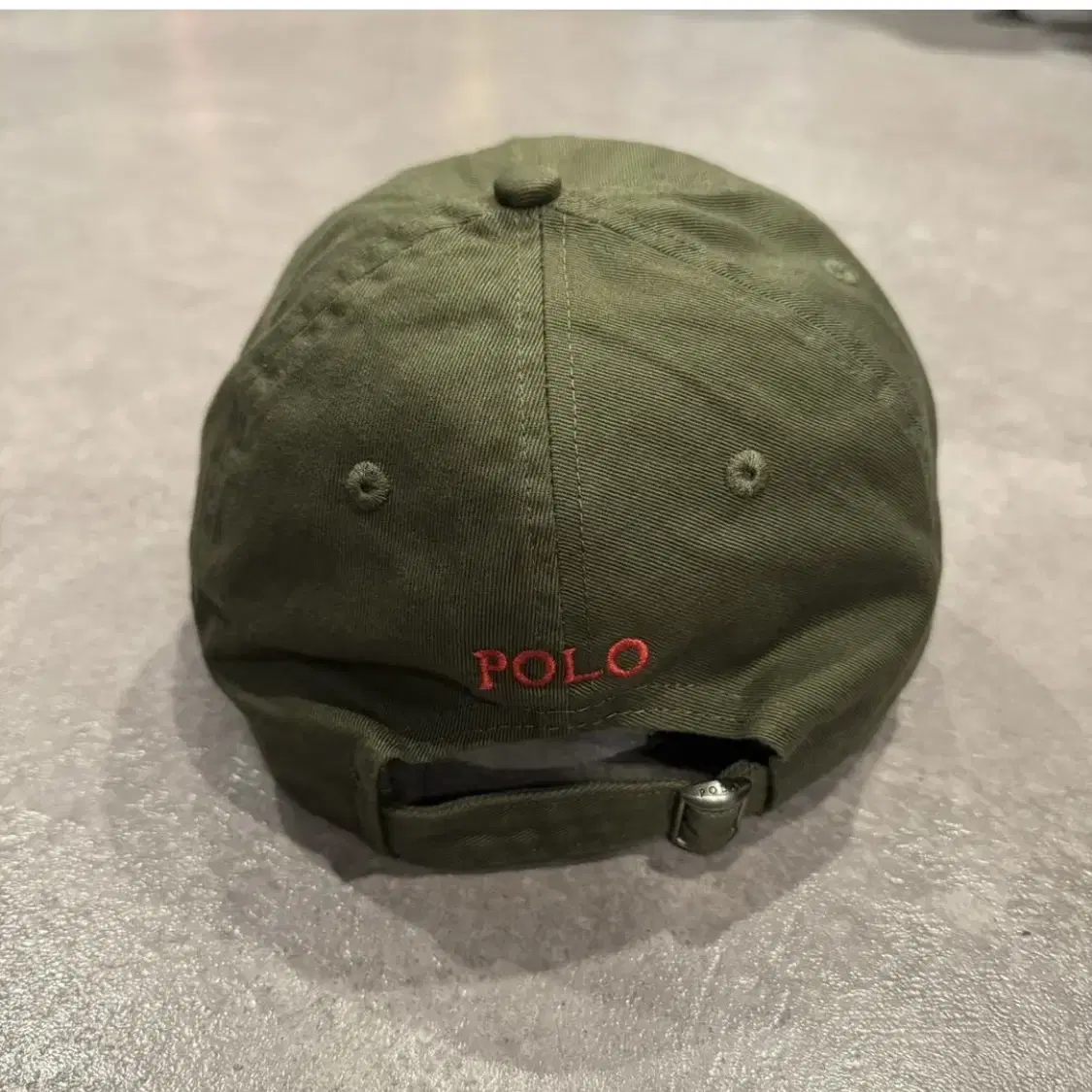 POLO ralphlauren 폴로 랄프로렌 자수로고 볼캡 카키