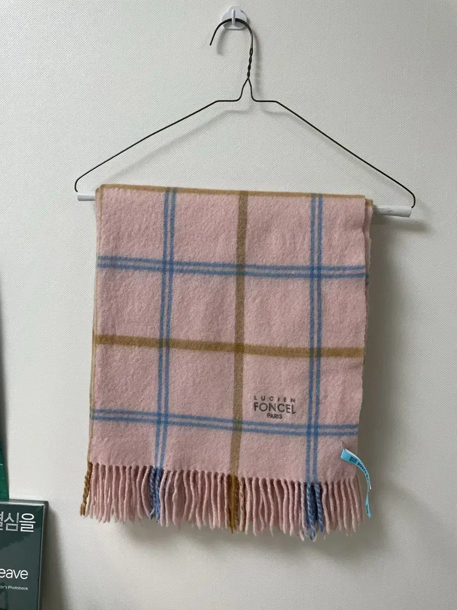 Light Pink Check Shawl (Dry Cleaned)