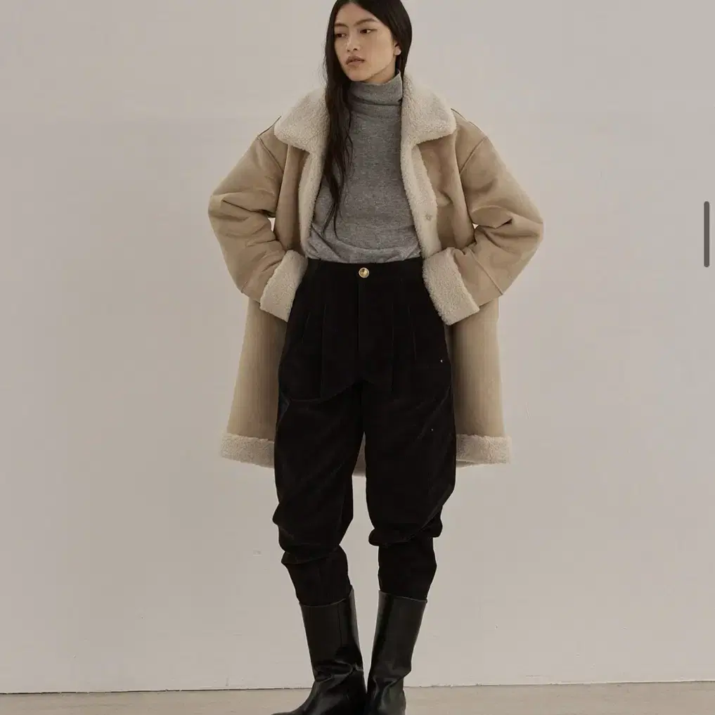 망고매니플리즈 MOHILL REVERSIBLE COAT 모힐 리버시블