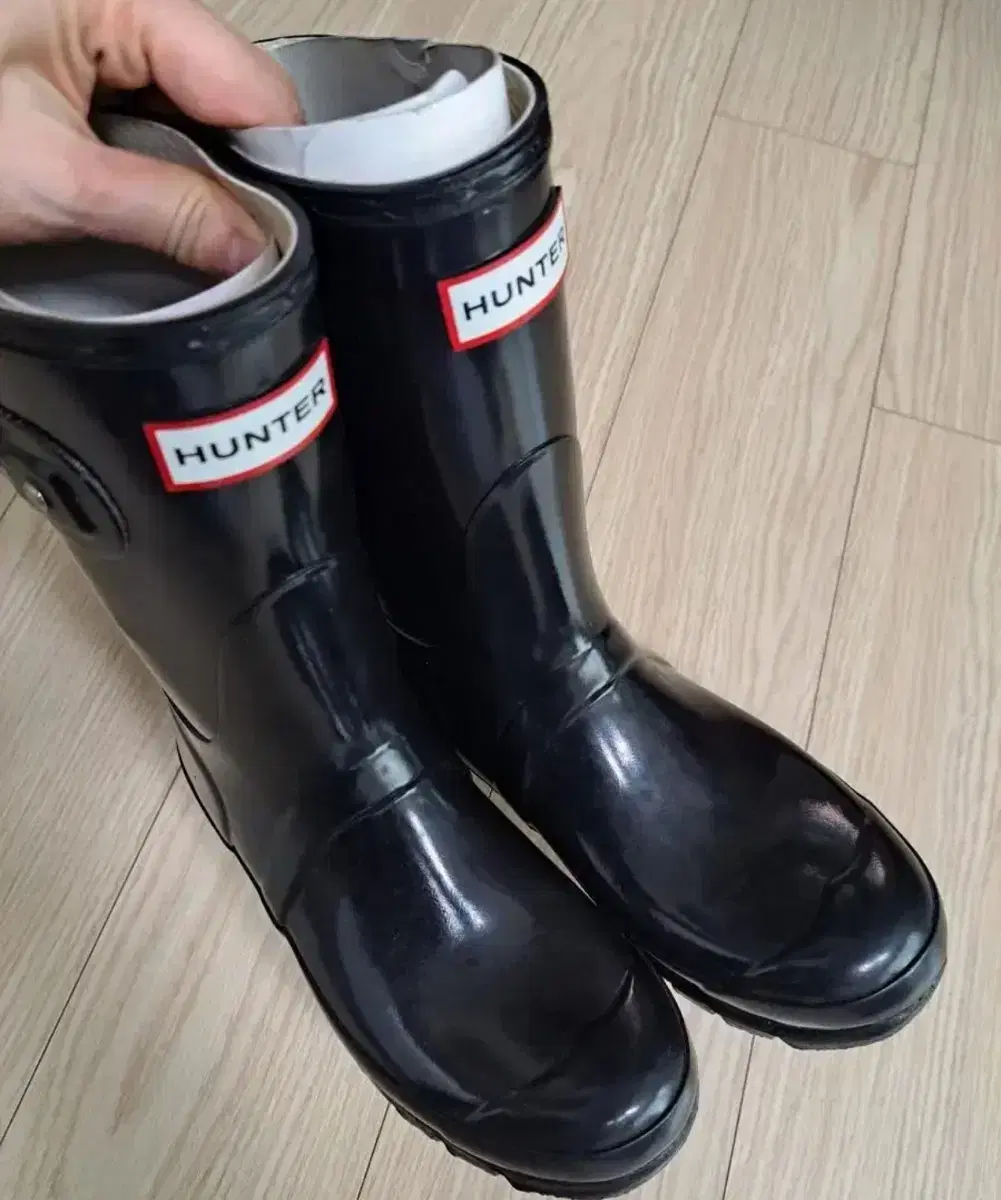 Hunter short rain boots (UK5) 240-245