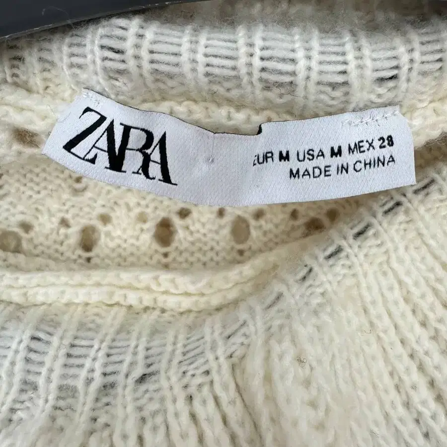 [원가12만원] 자라 ZARA 러블리 가오리 니트 M(55-66)