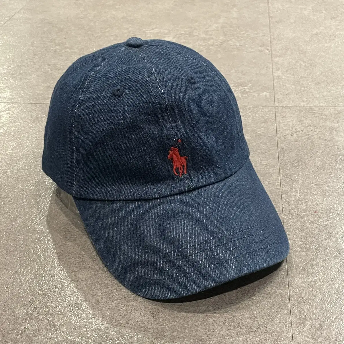 POLO ralphlauren 폴로 랄프로렌 자수로고 볼캡 데님 생지 청