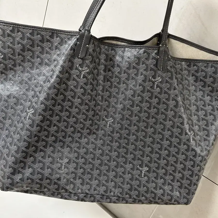 고야드 생루이백 GM 그레이.명품빅백.명품기저귀가방.GOYARD