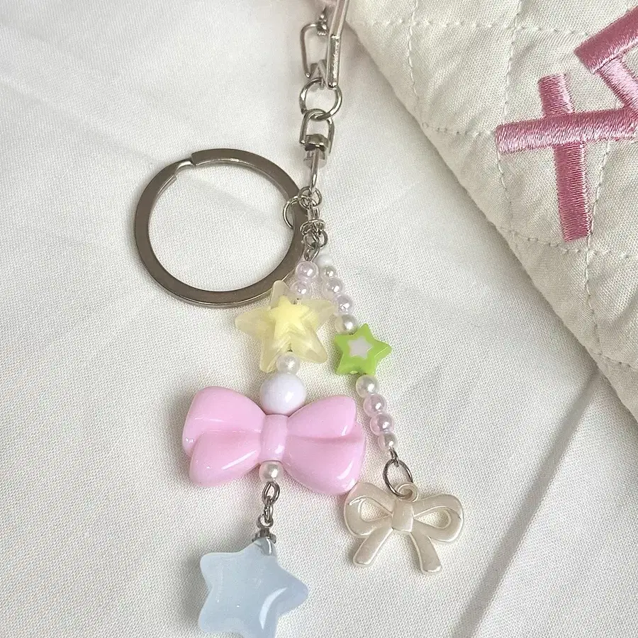 크레용 스타 젤리 키링 crayon jelly keyring