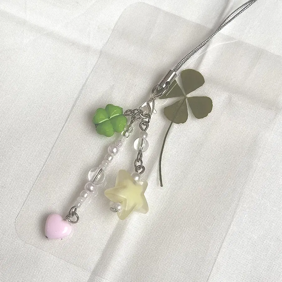 클로버 젤리 스타 키링 clover jelly star keyring