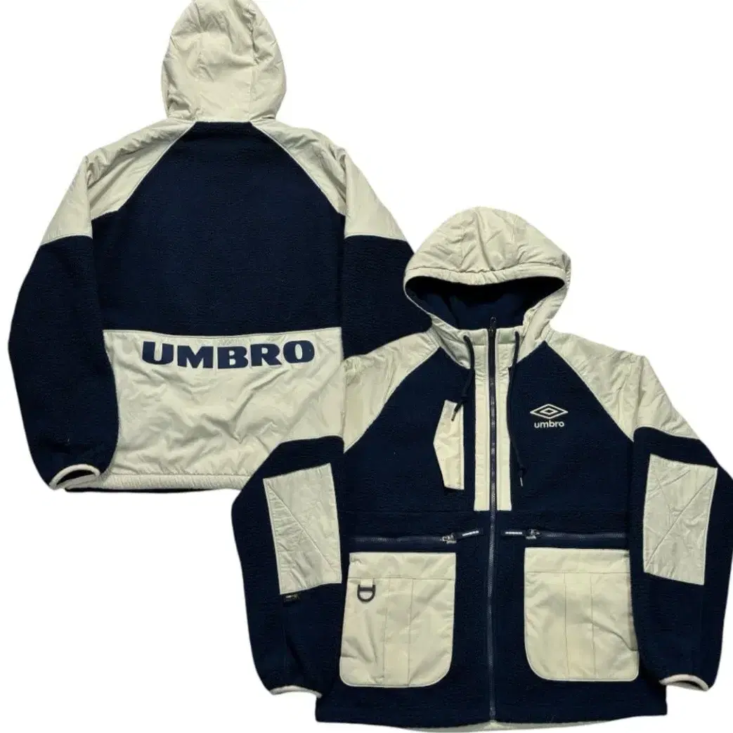 엄브로 umbro 안감플리스 후드점퍼 105