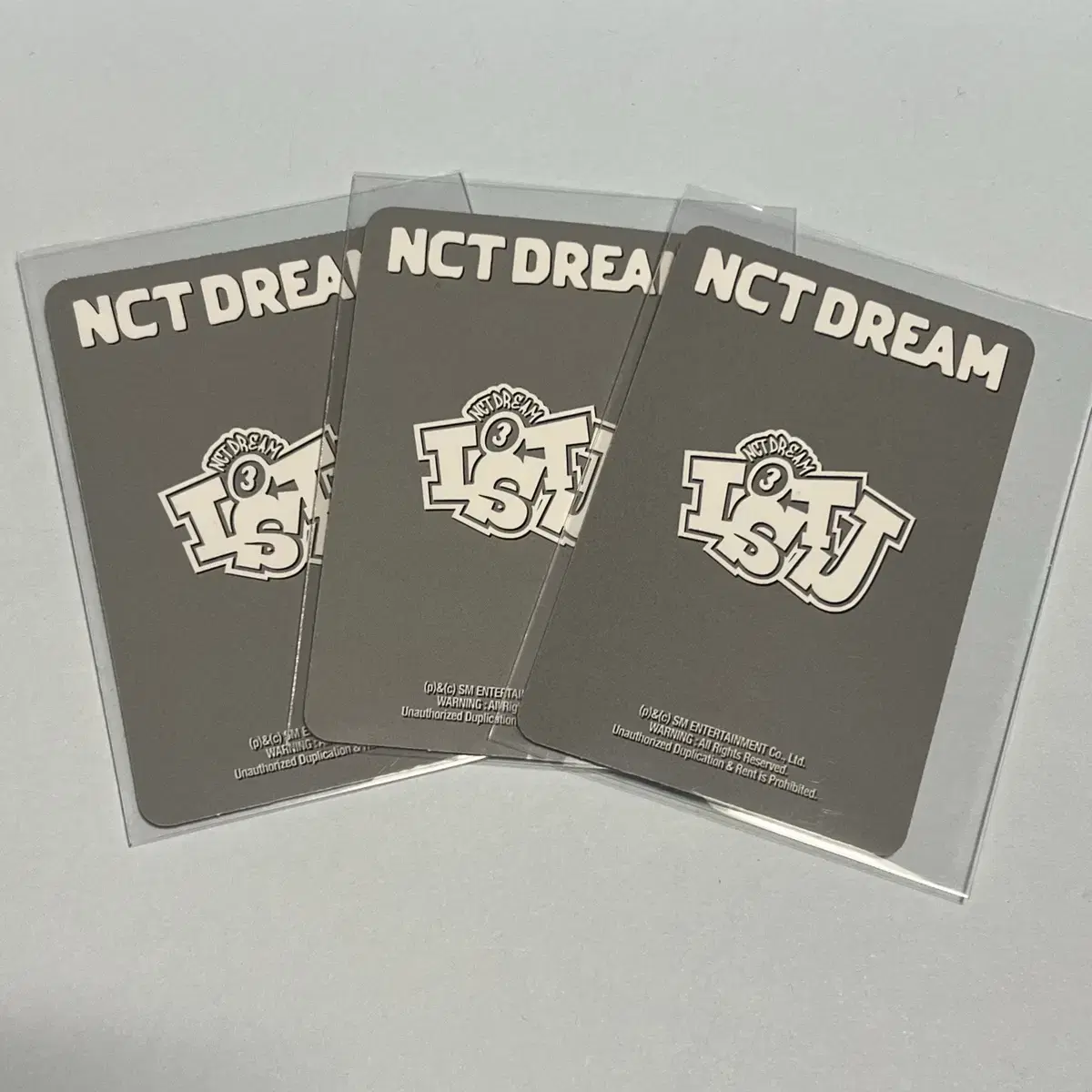 NCT DREAM ISTJ 앤시티 드림 포카 3장