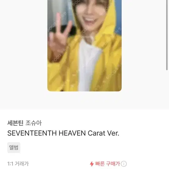 세븐틴 정한,조슈아,디노 포카 일괄