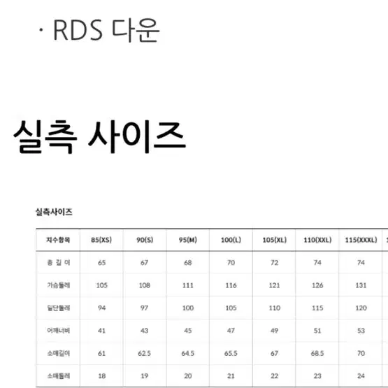 노스페이스 라이스 RDS 다운 DT 패딩 자켓