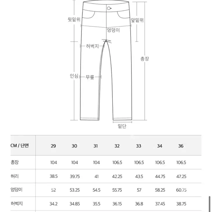 플랙진 커브드 와이드데님 30