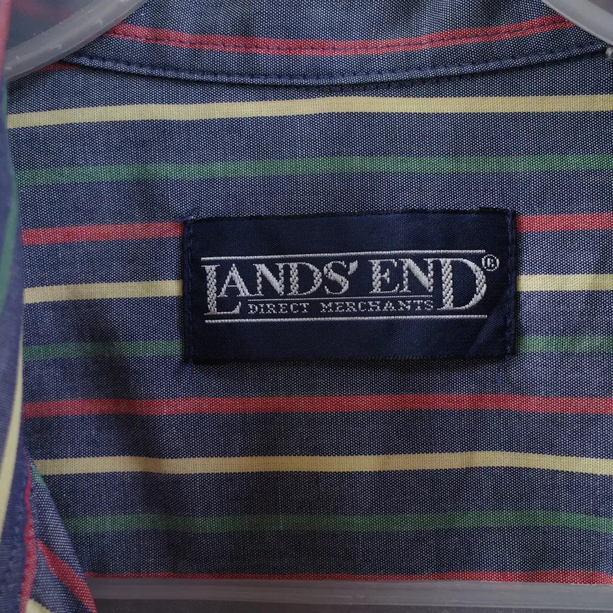 LANDS END 스트라이프 셔츠