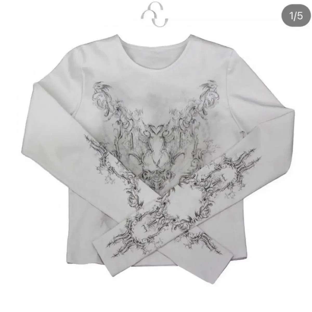 Hugyourskin Rococo Ornament Tee Long Sleeve HUGYOURSKIN