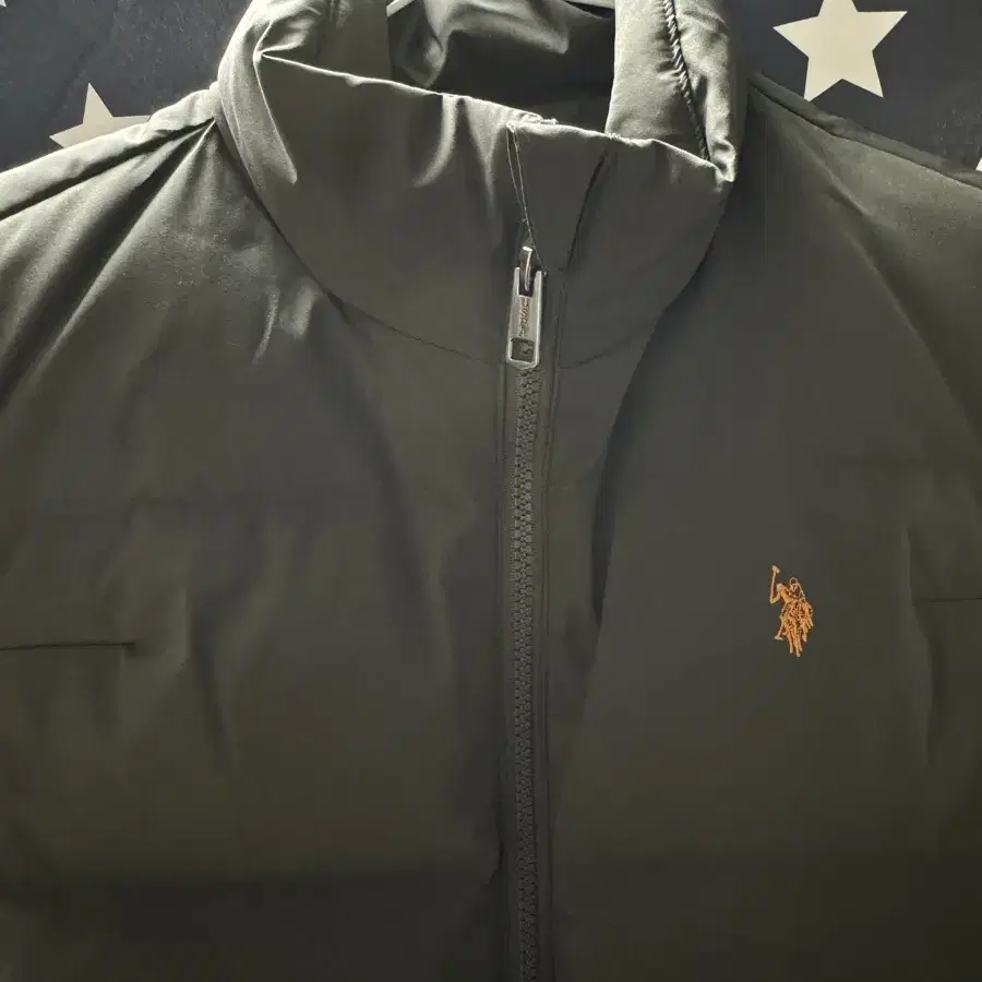 US POLO ASSN 덕다운 패딩조끼 95 카키