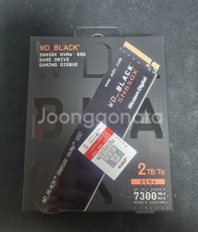 WD Black SN850x 2TB 국내정품