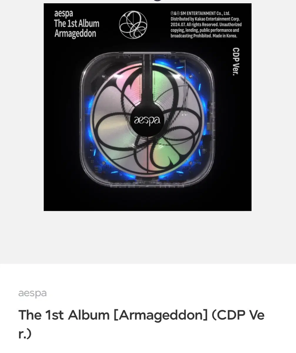 The 1st Album [Armageddon] (CDP Ver.)