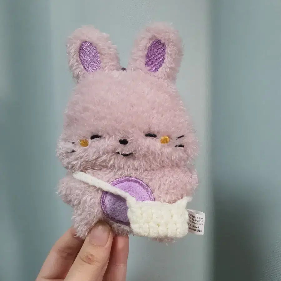 10cm 인형 뜨개 가방