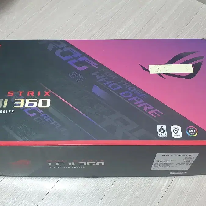 ASUS ROG STRIX LC II 360 수냉쿨러