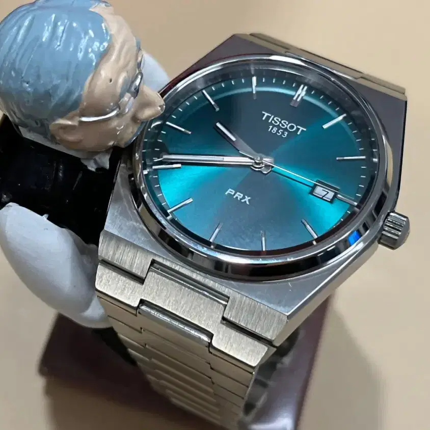 티쏘 prx40mm  쿼츠그린 노시착 새상품 판매