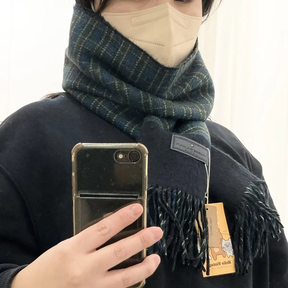 피에르 발망 목도리 스카프 Pierre Balmain Scarf