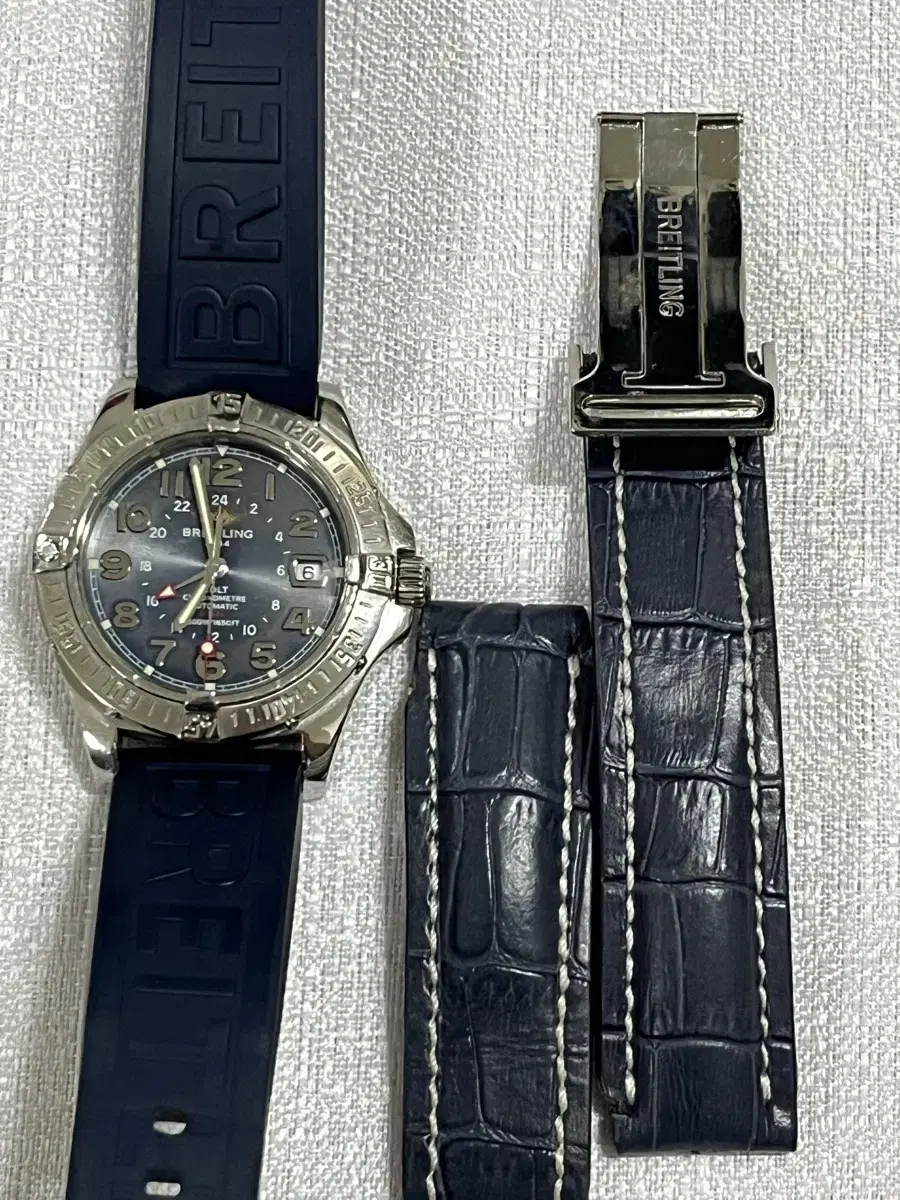 BREITLING A32350 Colt gmt blue plate for sale