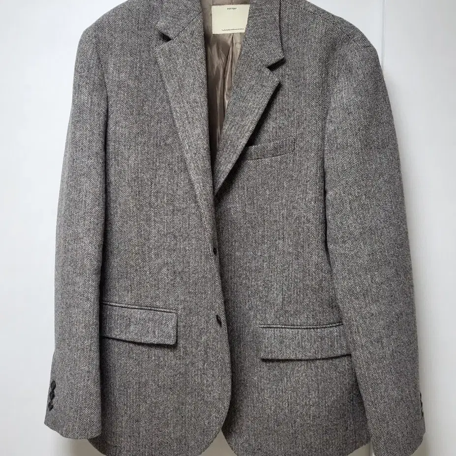 포터리 Shetland Wool Single Breasted Jacket