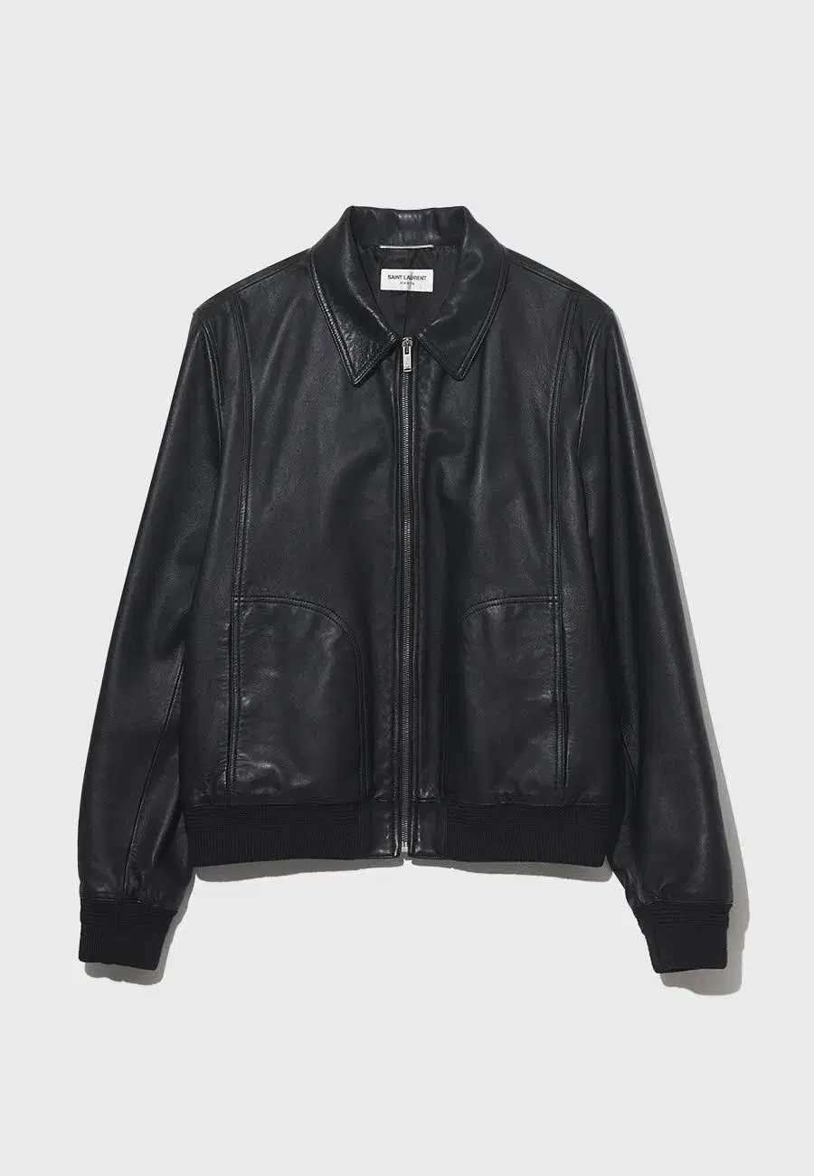 SAINT LAURENT leather jacket