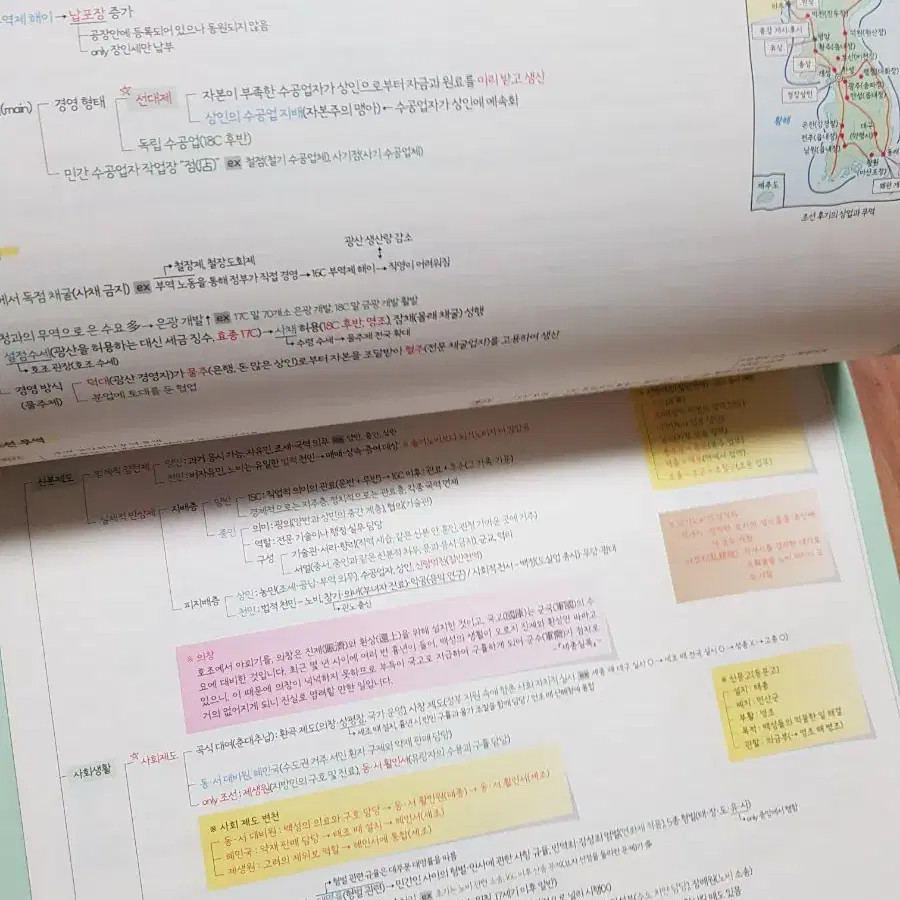 전한길 한국사 합격생 필기노트 거의 새것집중해서 읽어서 첫시험에서 만