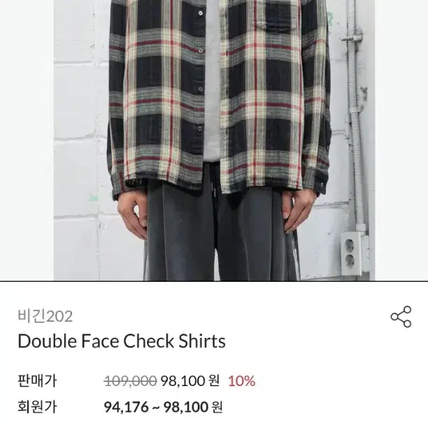 비긴202 Double Face Check Shirts[1]