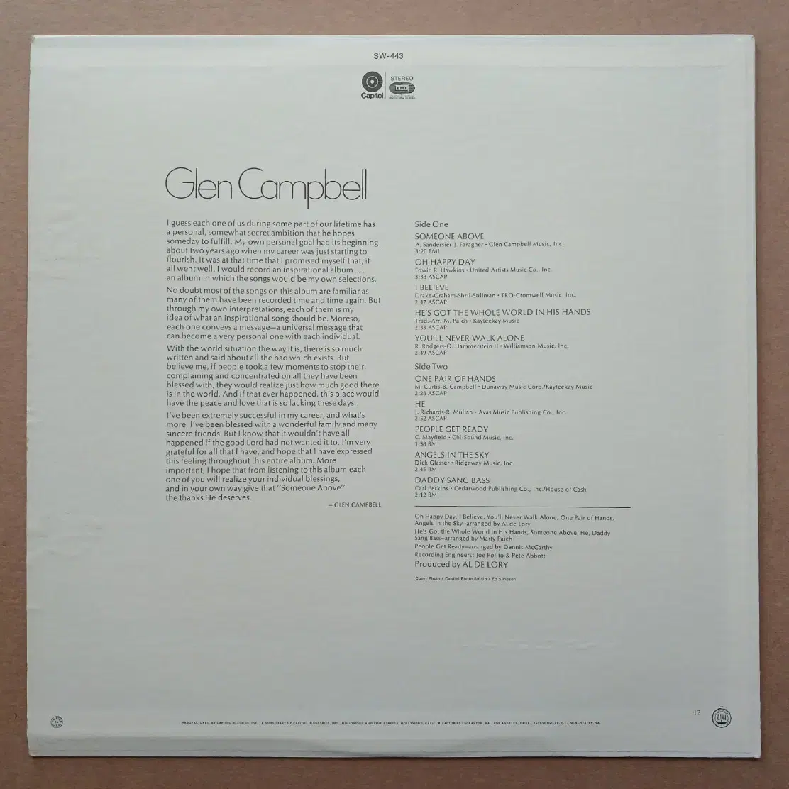 LP glen campbell