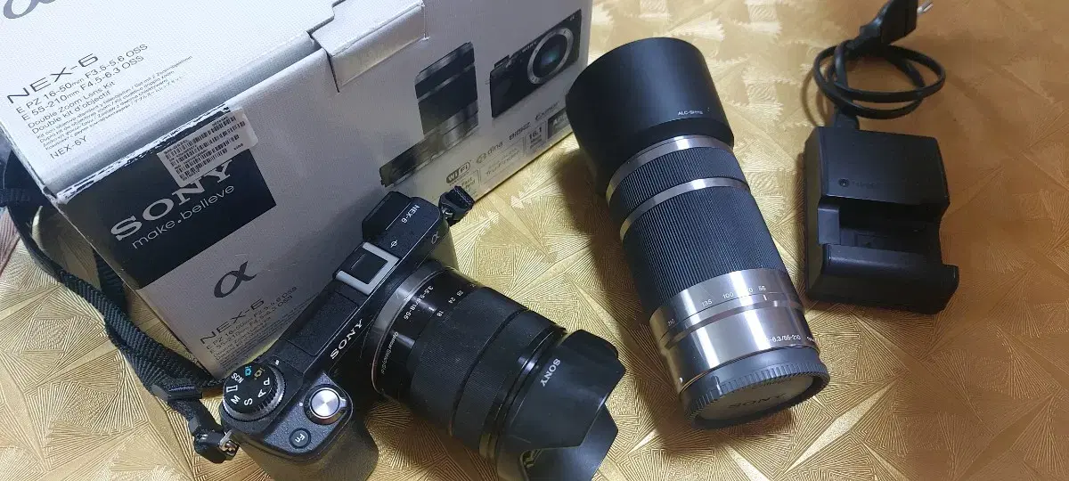 소니 미러리스 nex6+번들+망원렌즈