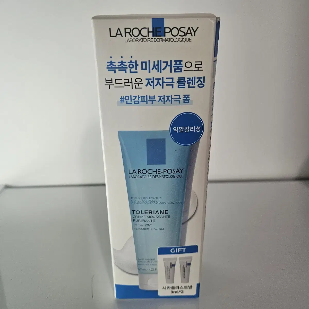 라로슈포제 똘러리앙 퓨리파잉 포밍크림 클렌징 125ml +시카밤 3ml*