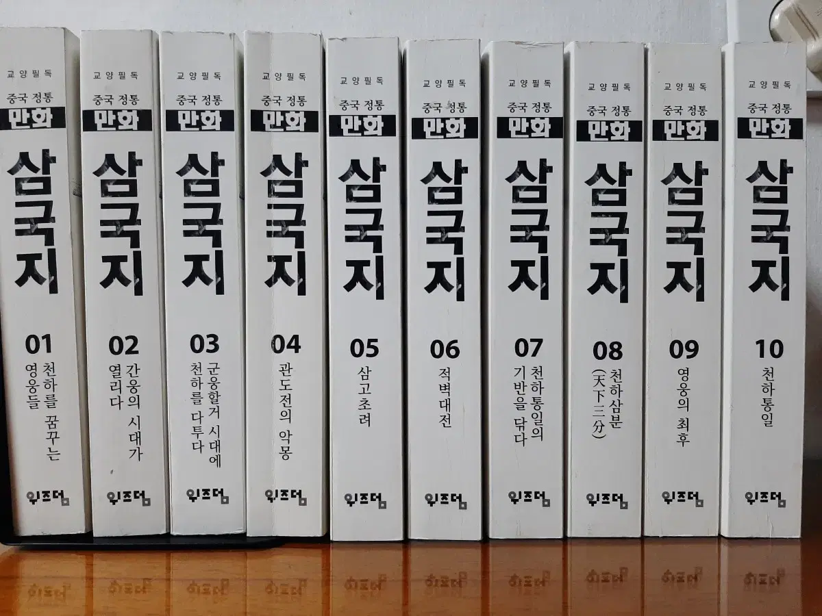 위즈덤 중국정통 만화 삼국지 10권