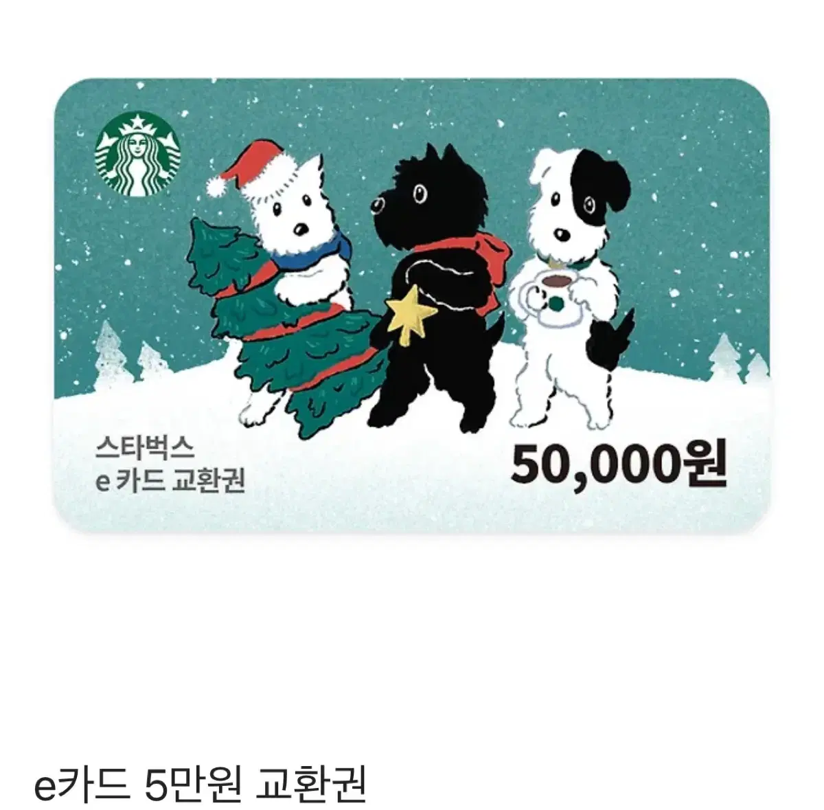 스타벅스 기프티콘 5만원