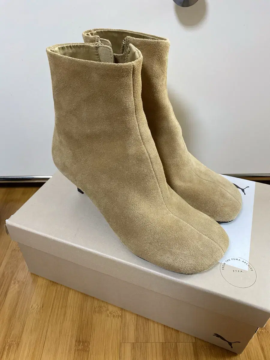 Zara Leather and Suede Ankle Boots 230