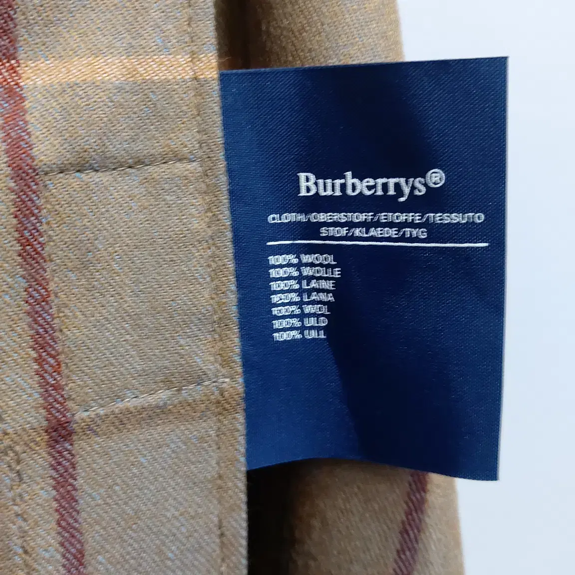 Burberry/버버리 24" 순모 빈티지 킬트/KILT 롱.