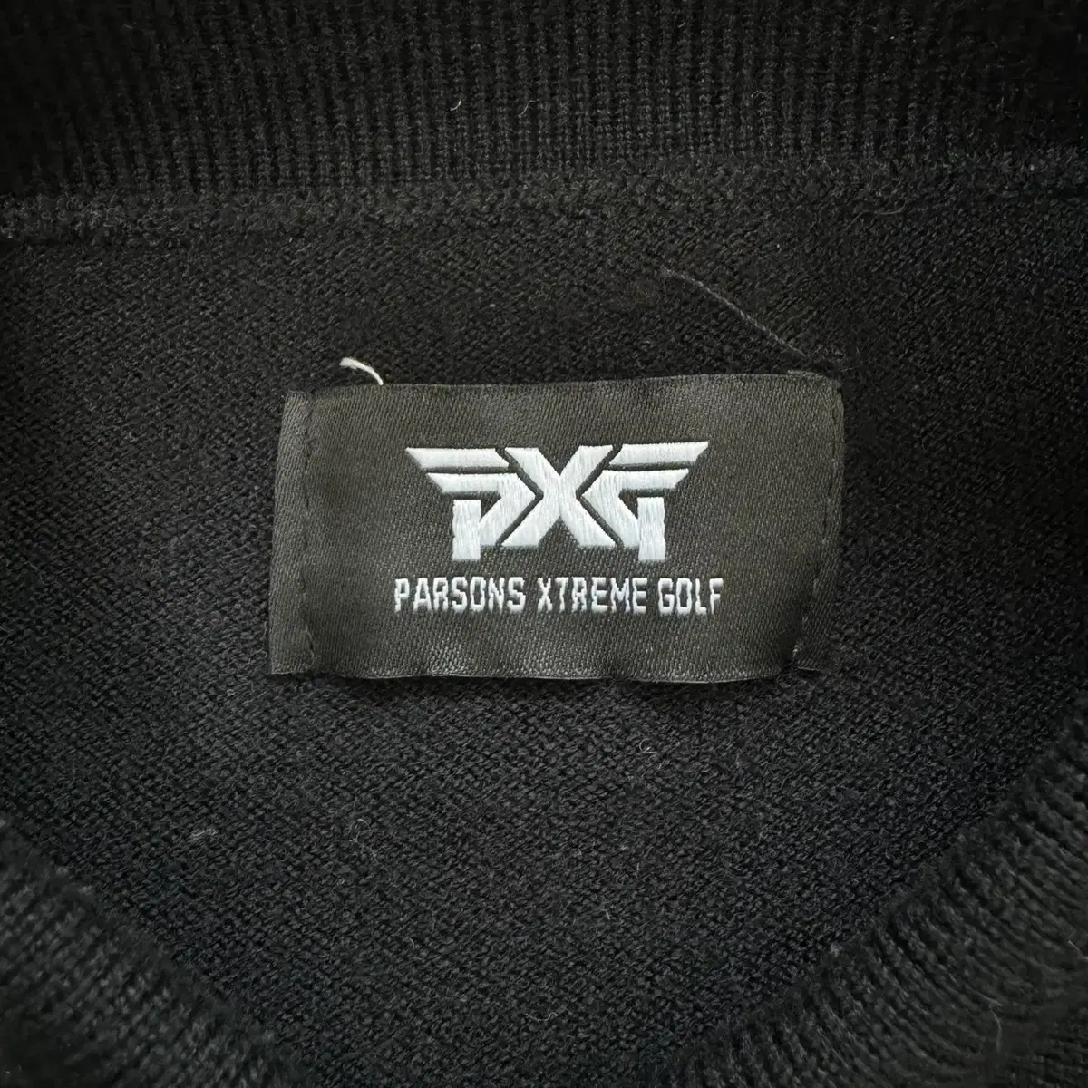 [S] PXG 피엑스지 여성 골프 빅로고 니트 긴팔 티셔츠 N4358