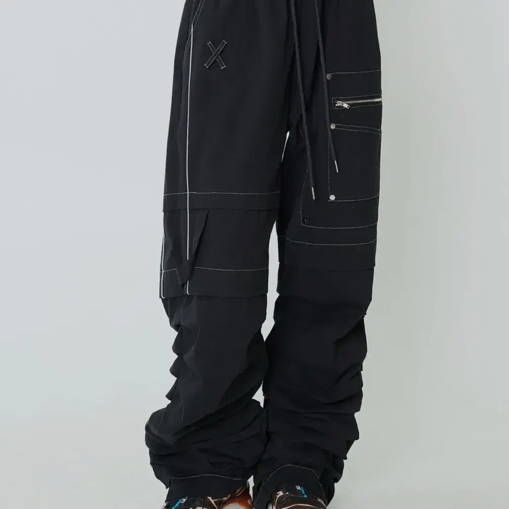 러브이즈트루 CH WIDE PANTS(BLACK)