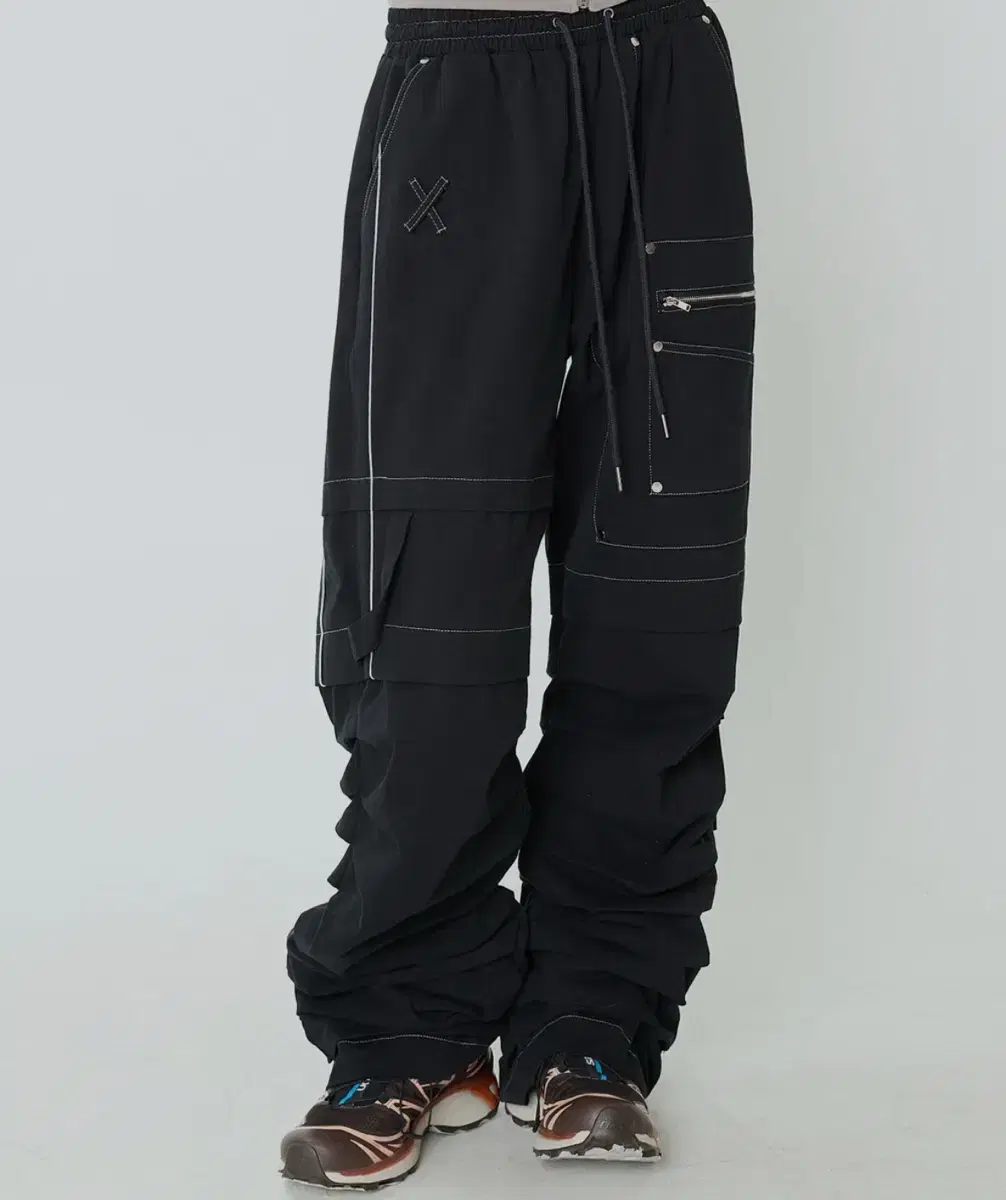 러브이즈트루 CH WIDE PANTS(BLACK)