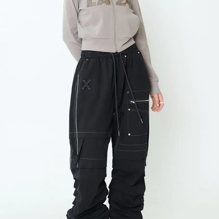 러브이즈트루 CH WIDE PANTS(BLACK)