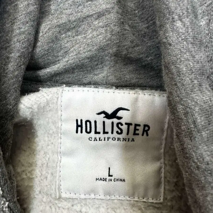 Hollister 홀리스터 그레이올드스쿨 y2k 희귀 후드집업 져지(L)