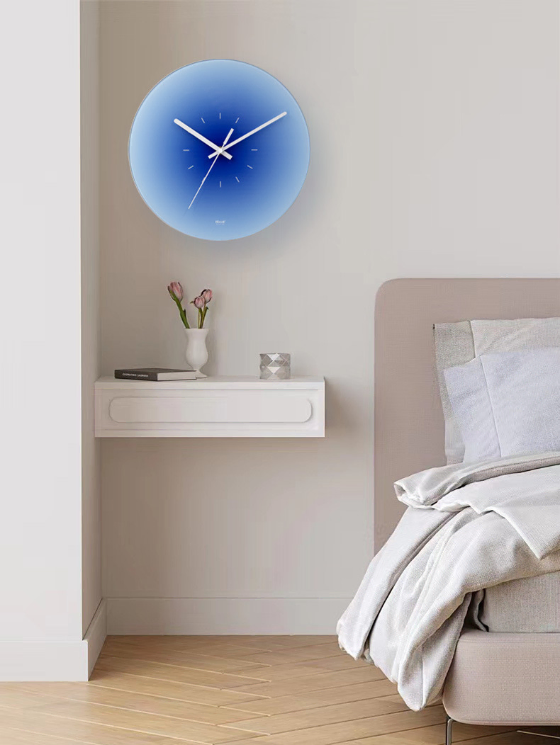 Nordic Sunset Clock Ideas Fashion Decoration Mute yuri clock