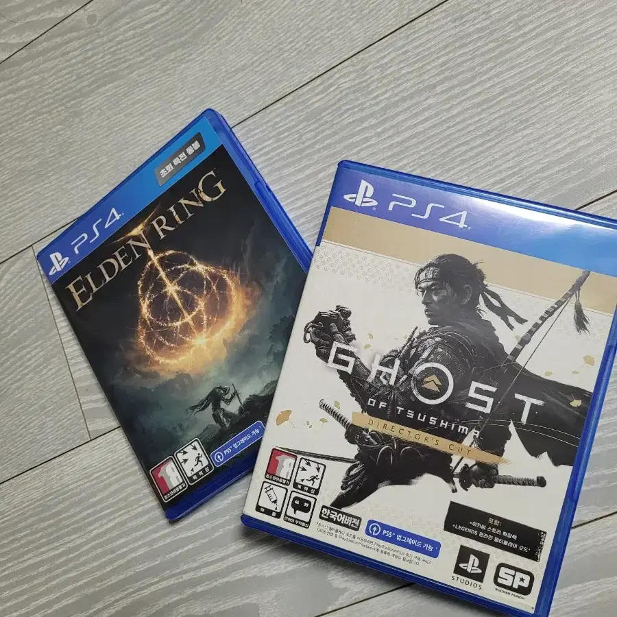 PS4 고스트 오브 쓰시마, 엘든링 게임CD