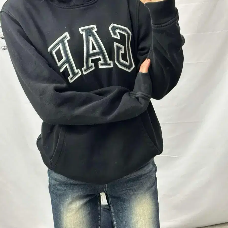 GAP 갭 빅로고 데일리 후드티(M)