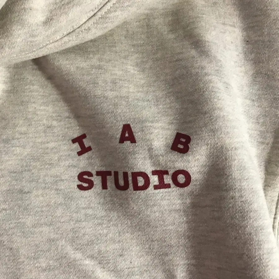 IAB Studio Hoodie 오트밀 버건디 M,XL