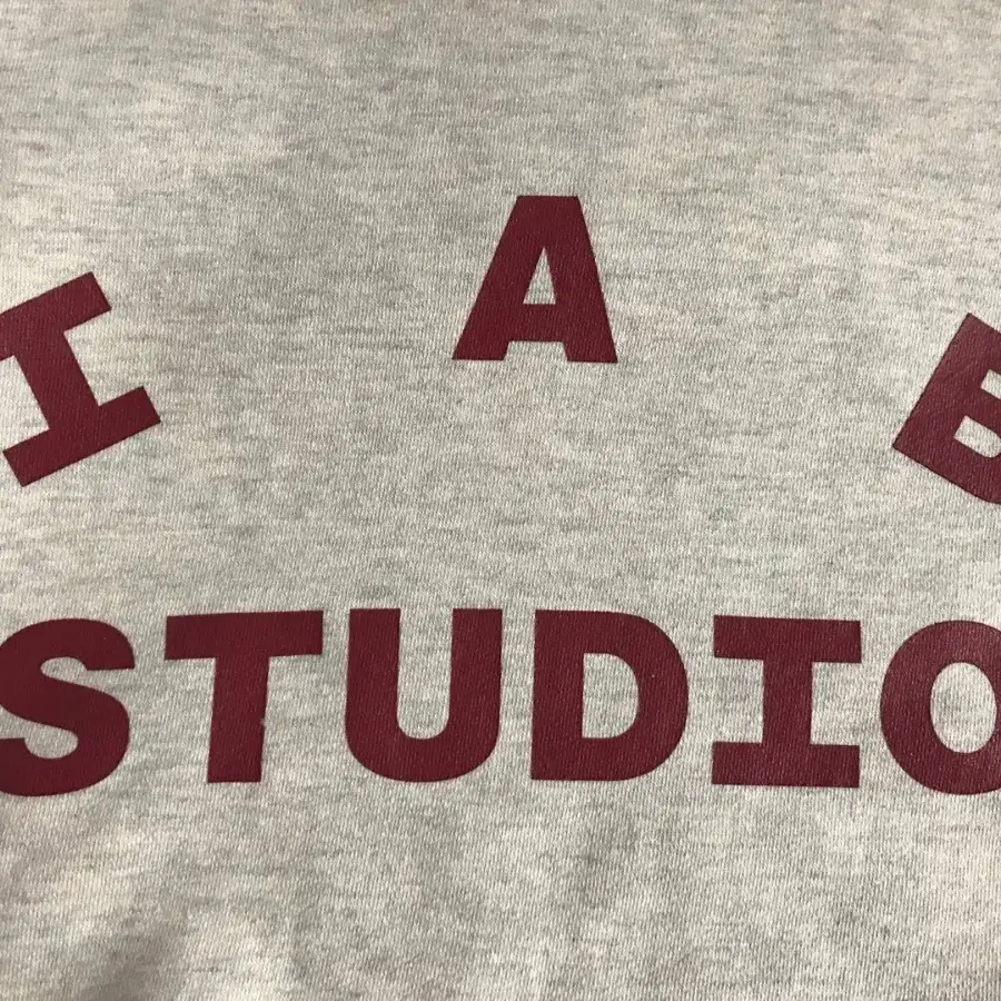 IAB Studio Hoodie 오트밀 버건디 M,XL