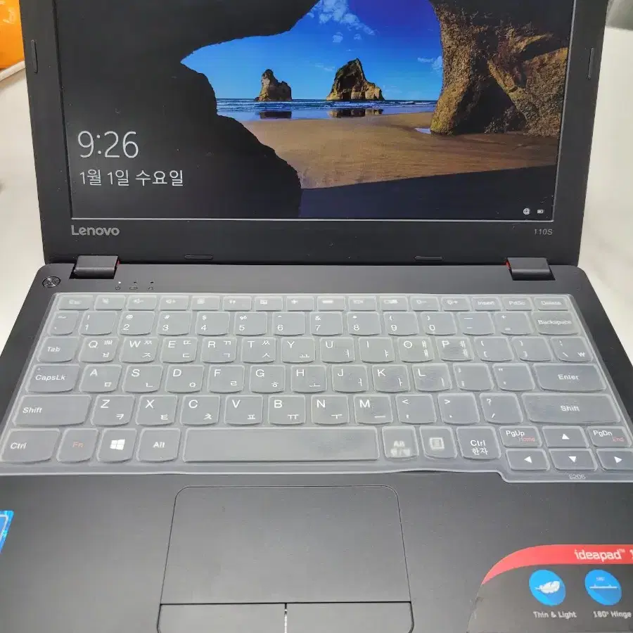 레노버 ideapad 110S 넷북 + 마우스 + 파우치 + 충전기