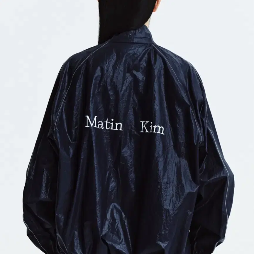 마뗑킴 로고 코팅 점퍼 MATIN KIM LOGO COATING JUMP