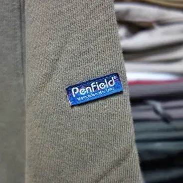 Penfield 펜필드 아웃도어 로고 맨투맨 카키 M (100)