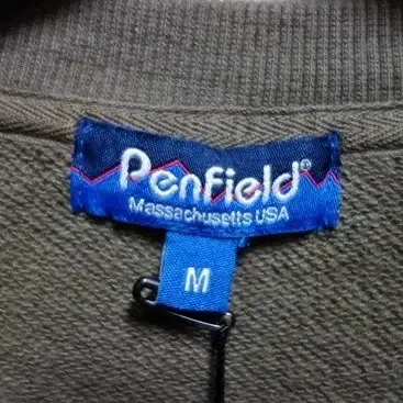 Penfield 펜필드 아웃도어 로고 맨투맨 카키 M (100)