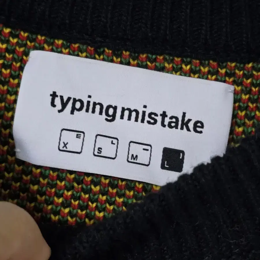 typing mistake 픽셀니트 L